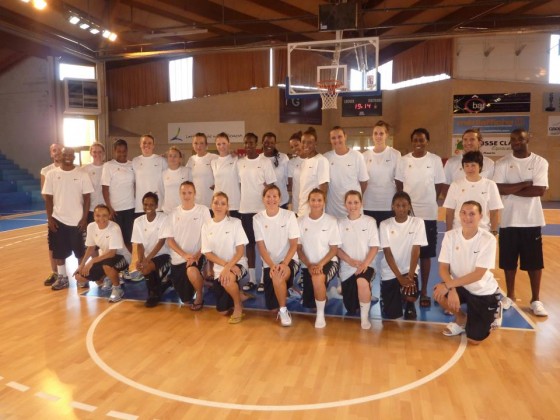 Players and coaches at LWEST camp